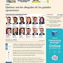 Quines son los abogados de las grandes operaciones